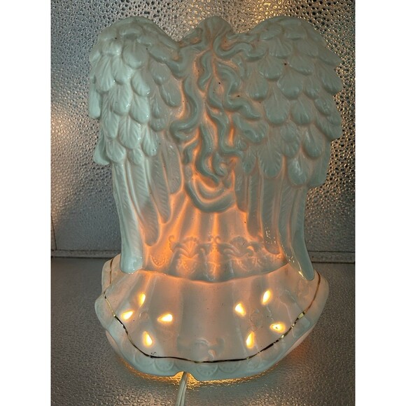 Vintage International Bazaar Vintage Christmas Angel Night Light Plug In - Picture 2 of 10